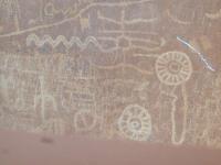 Petroglyph at Valley of Fire, NV.